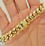 Load image into Gallery viewer, 10MM Royal Miami Cuban Link Bracelet- Solid 14K Yellow Gold Unisex Bracelet
